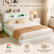 Luna — LED RGB à couleurs et luminosité réglables